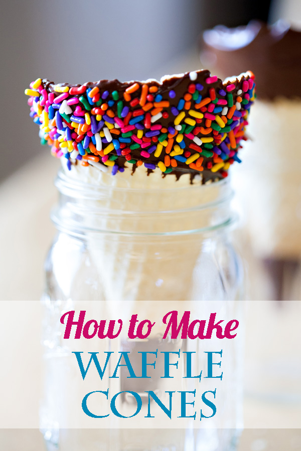 How to Make Waffle Cones. Everybody loves ice cream, but you can make it even better when you pair it with these fun waffle cones you can make yourself! Learn how to make these cones for your next party! How to make ice cream cones. Ice cream cone recipe. Waffle cone recipe.