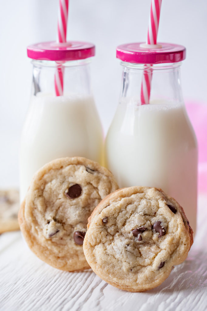 The PERFECT Chocolate Chip Cookie Recipe from my college days! This recipe makes a TON, and the cookies come out perfect, every time! Best chocolate chip cookie recipe