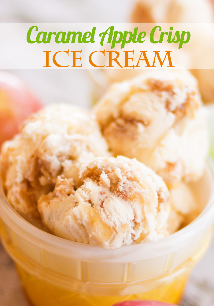 Caramel Apple Crisp Ice Cream by Ice Cream Inspiration