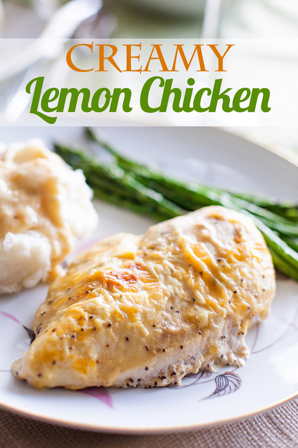 Creamy Lemon Chicken by Ice Cream Inspiration. You've never had chicken like this before!