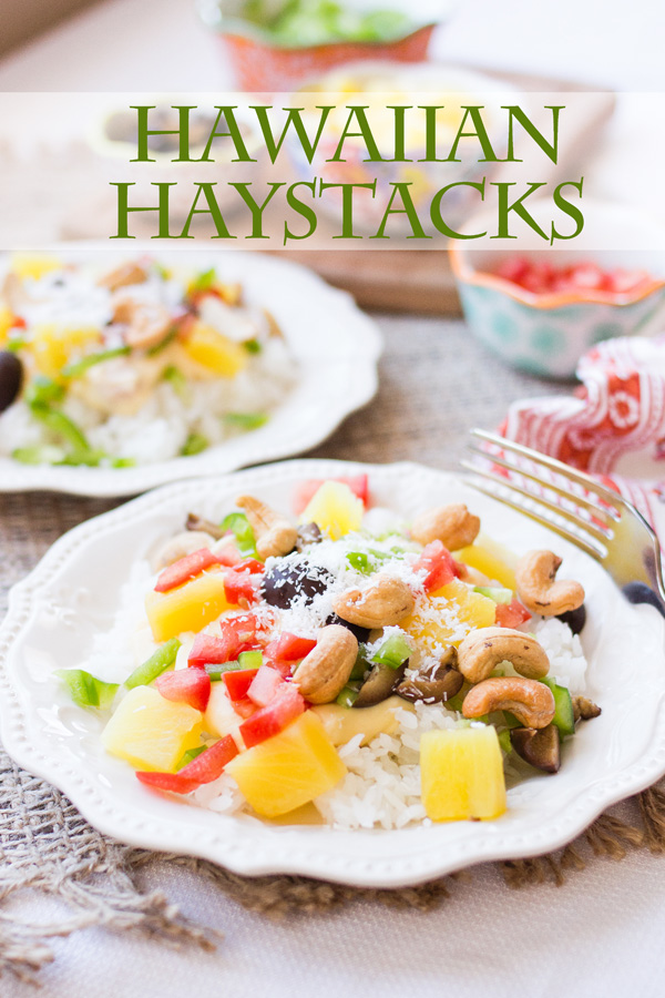 Hawaiian Haystacks made quickly and easily by three new inventions from OXO!