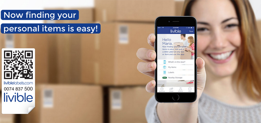 Livible Labels are the miraculous solution to all your moving and organizing nightmares! Just scan the code to know exactly what is in your boxes!