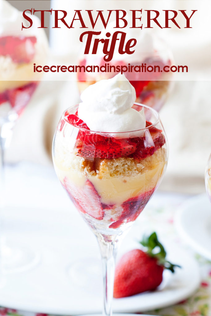 This Strawberry Trifle recipe will knock your socks off! It's the perfect, easy dessert recipe for any time of year! Trifle recipes