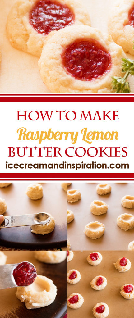 Learn how to make Raspberry Lemon Butter Cookies. Super easy and quick to make! Perfect for baby showers and parties!