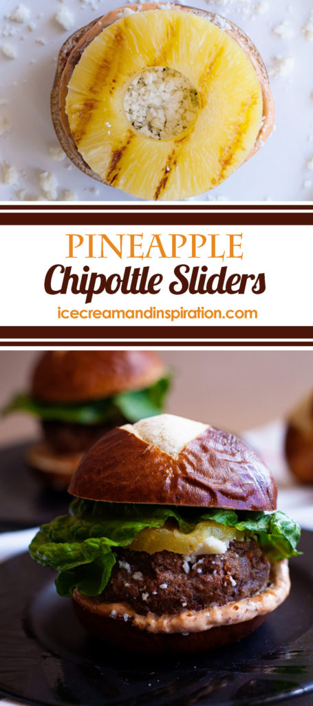 Add these tangy, spicy Pineapple Chipoltle Sliders to your collection of hamburger slider recipes. You'll be the star of the barbecue! Slider recipes, hamburger recipes