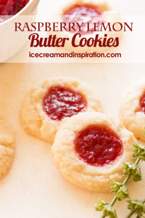 Raspberry Lemon Butter Cookies - Beautiful Life and Home