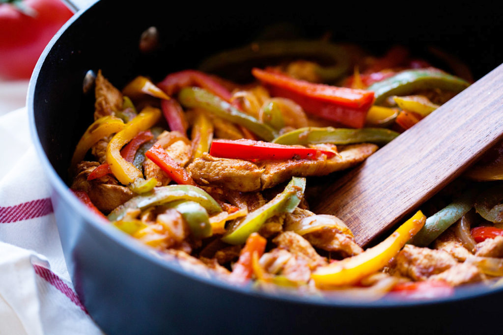 Easy Chicken Fajitas by Ice Cream and Inspiration