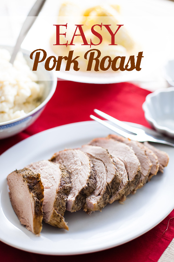 This tender, flavorful easy pork roast is the perfect meal for any occasion! Just pop it in the crock pot and walk away! Slice it, shred it, use it in sandwiches and on salads. The possibilities are endless!