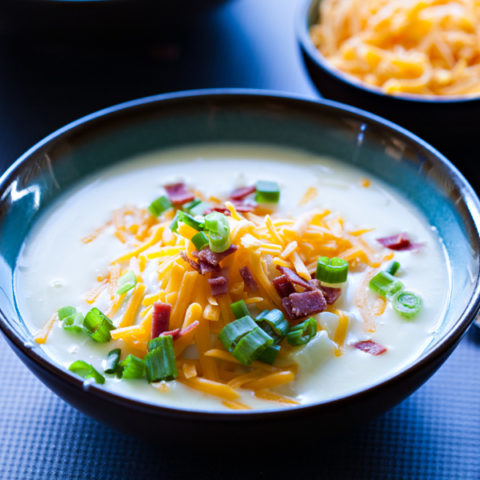 Loaded Creamy Potato Soup - Beautiful Life and Home