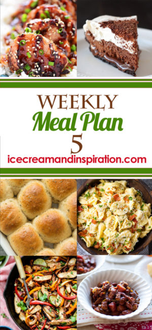 Weekly Meal Plan 5 - Beautiful Life and Home
