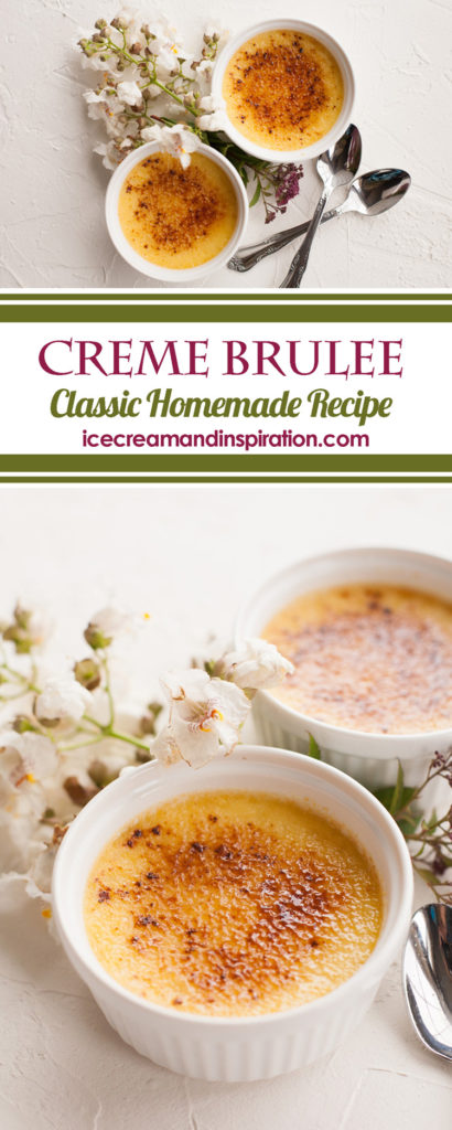 Follow the step-by-step tutorial for making Classic Creme Brulee at home. The ultimate impressive dessert of smooth vanilla custard topped with crackling caramelized sugar.