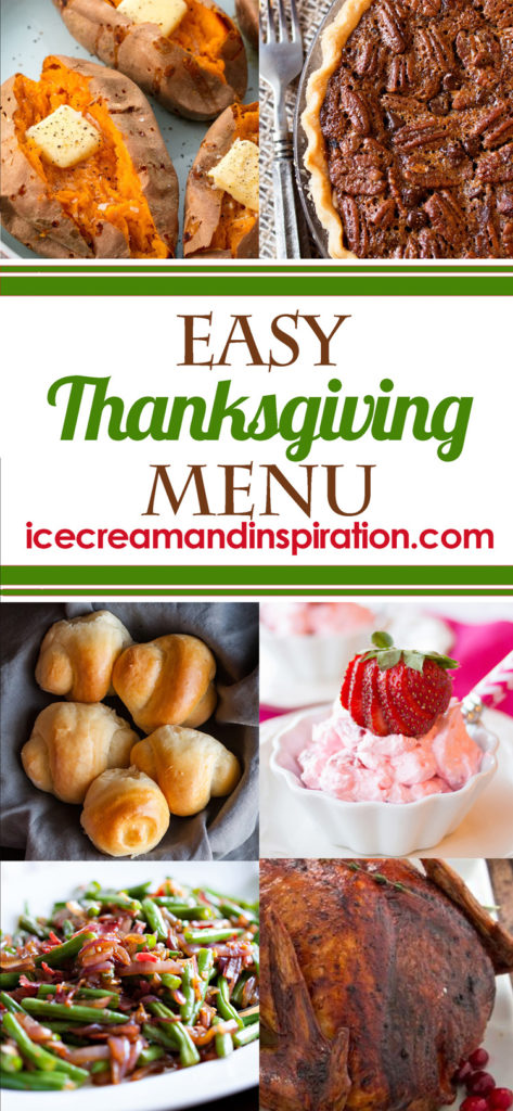 Get the perfect, easy Thanksgiving menu right here! All the recipes for turkey, sides, salads, and desserts you need to make your Thanksgiving the best ever!