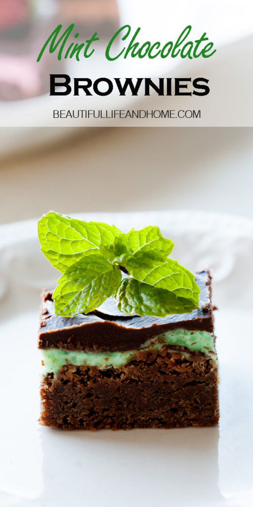 Make these rich, decadent Mint Chocolate Brownies today! Use peppermint essential oil, or peppermint extract. Recipe also includes instructions for making other flavors!