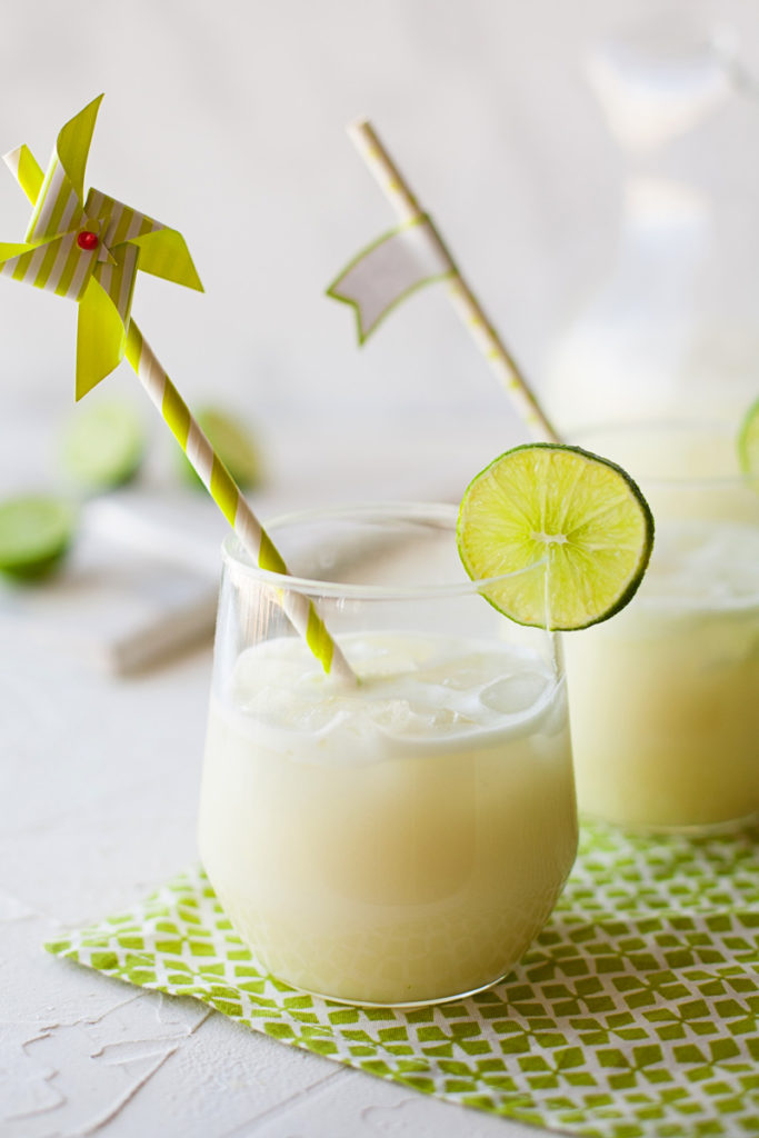This Brazilian Lemonade recipe will have you begging for more! Made with fresh limes (not lemons!) and finished off with sweetened condensed milk, this classic Brazilian drink will become your new favorite!