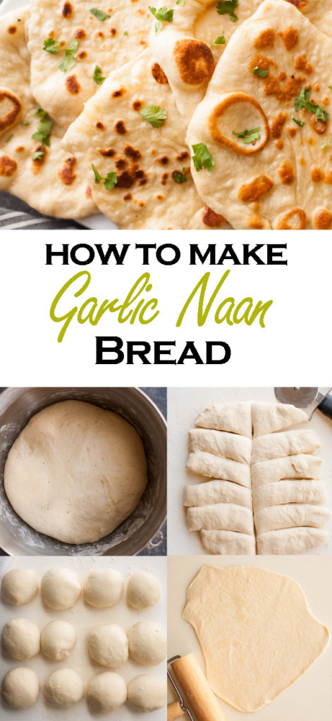 Learn how to make Garlic Naan Bread at home! Have the bread from your favorite Indian restaurant right at home!