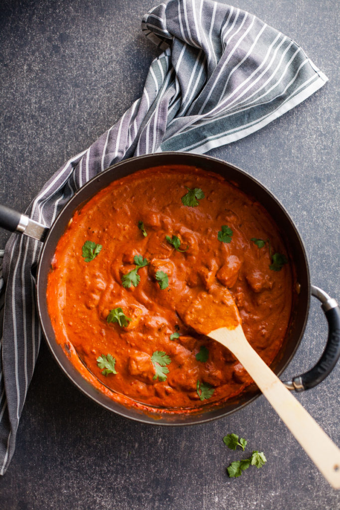 Get the best, easy Indian Chicken Tikka Masala recipe right here! Tender chicken in a creamy tomato sauce with mild Indian spices. The essential Indian dish to add to your repertoire!