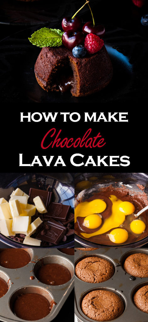 Learn how to make Chocolate Lava Cakes. Quick and easy with a just a few common ingredients! The perfect dessert when you're in a hurry! Great for Valentine's Day dessert or anniversary dessert!