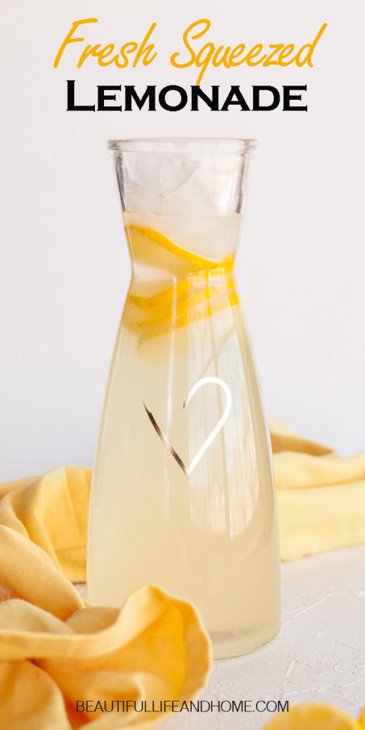 Making your own fresh squeezed lemonade is easy and fun! Make it by the glass or by the gallon with this versatile homemade lemonade recipe.