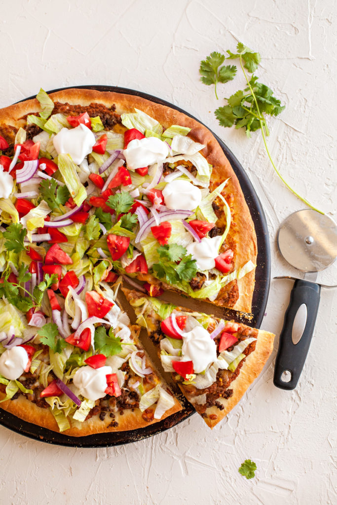 Taco Pizza Recipe - Beautiful Life and Home