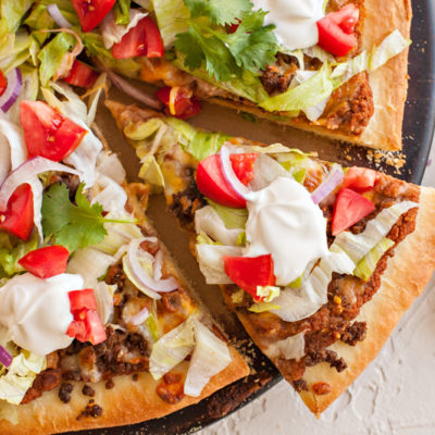 Taco Pizza Recipe - Beautiful Life and Home
