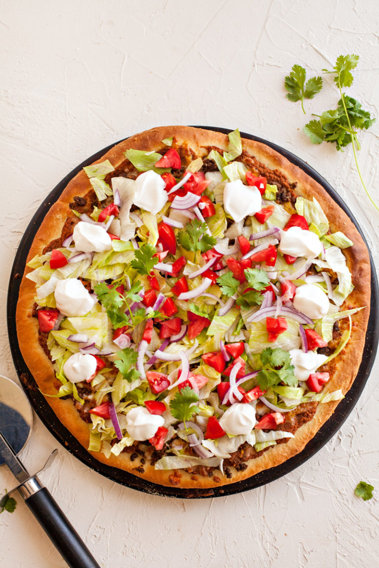 Taco Pizza Recipe - Beautiful Life and Home