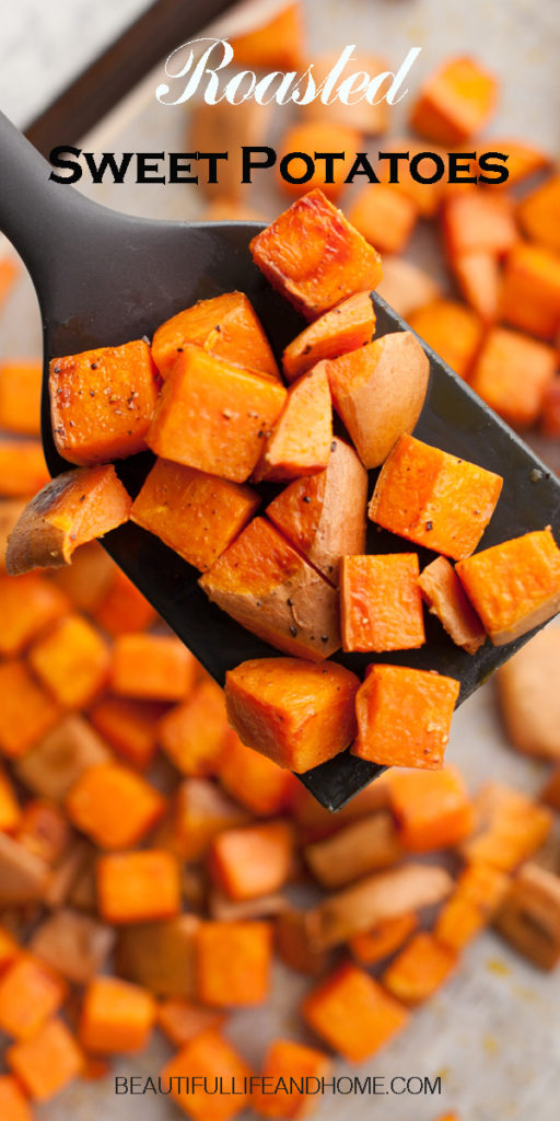 No vegetable receives universal acclaim like these Roasted Sweet Potatoes. My kids would eat them every day! They are so easy, so healthy, and so delicious!