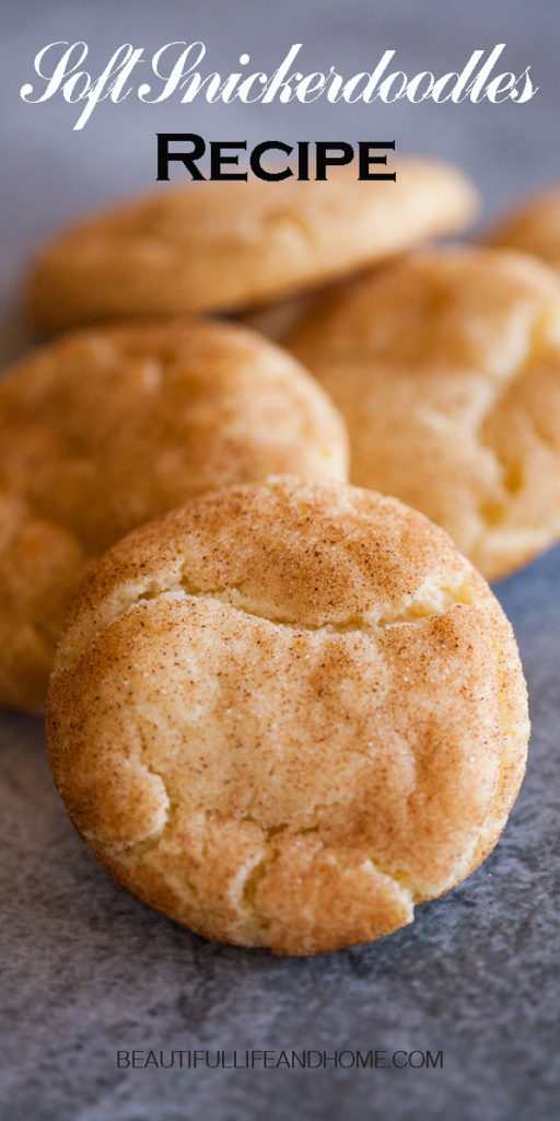 My recipe for Soft Snickerdoodles has a secret ingredient that keeps these cookies soft for days longer than traditional recipes.