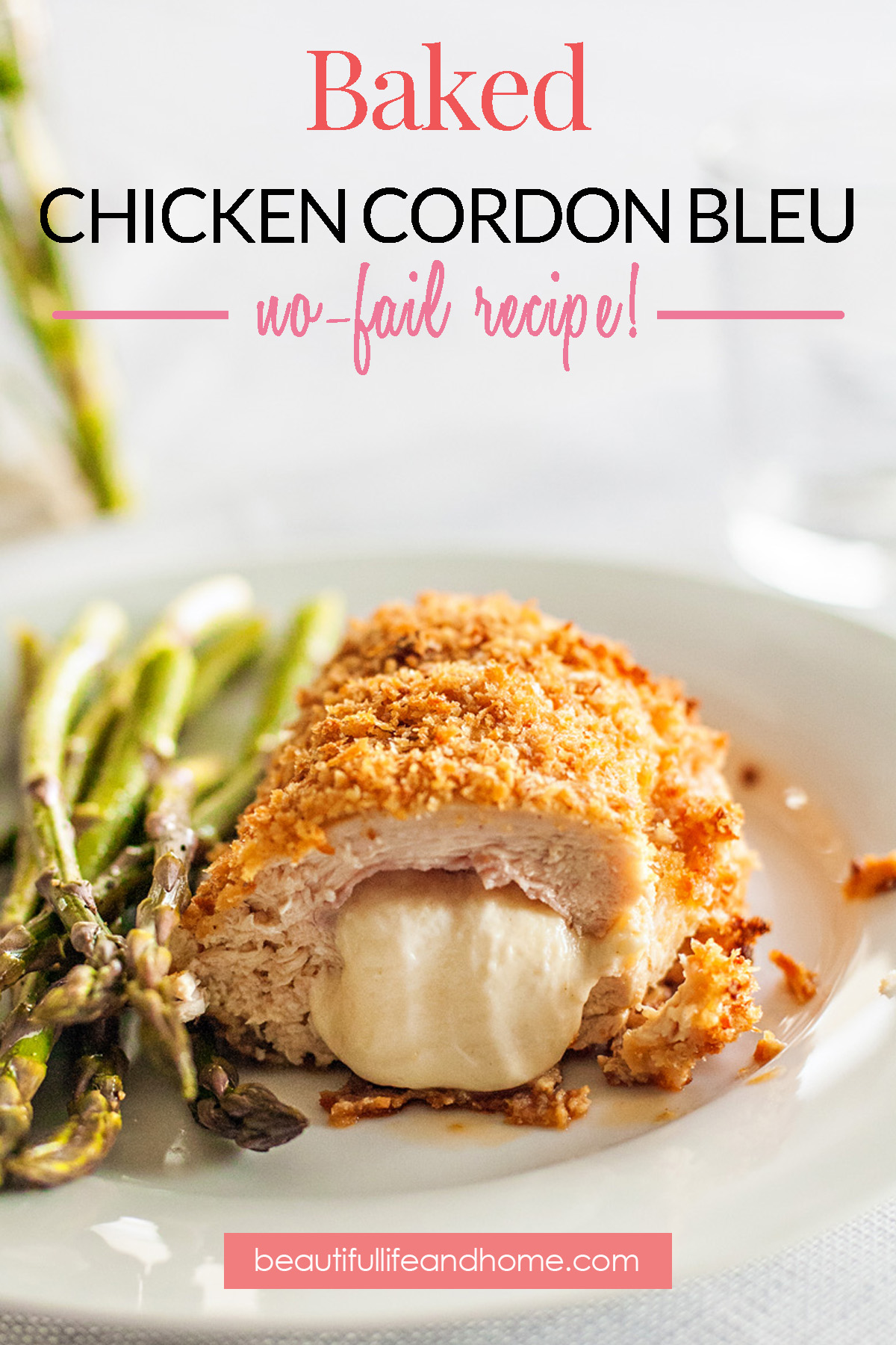 Classic Chicken Cordon Bleu (Baked or Fried) - The Stay At Home Chef