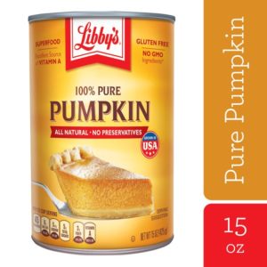 Can of Libby Pumpkin puree