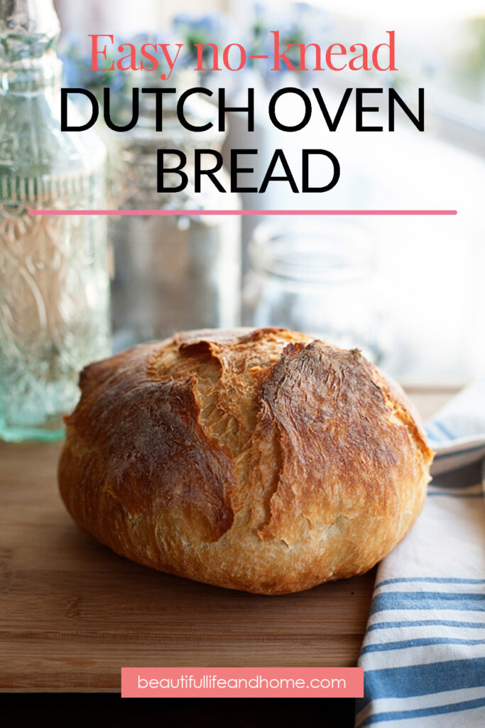 Try this No-Knead Dutch Oven Bread! It's the easiest bread you'll ever make!
